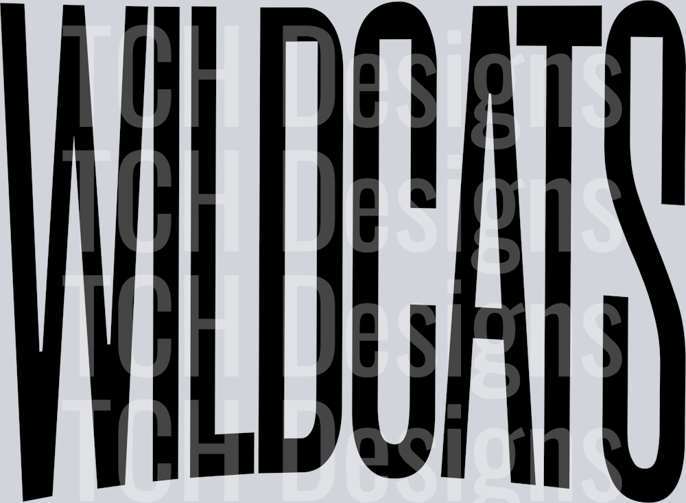 WILDCATS OVERSIZED BLACK