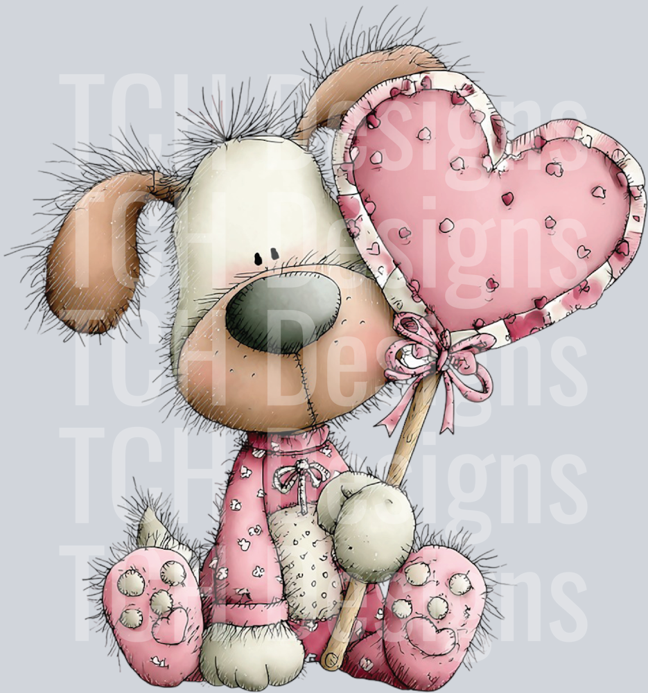 Whimsical Valentine Bunny Clipart (11)