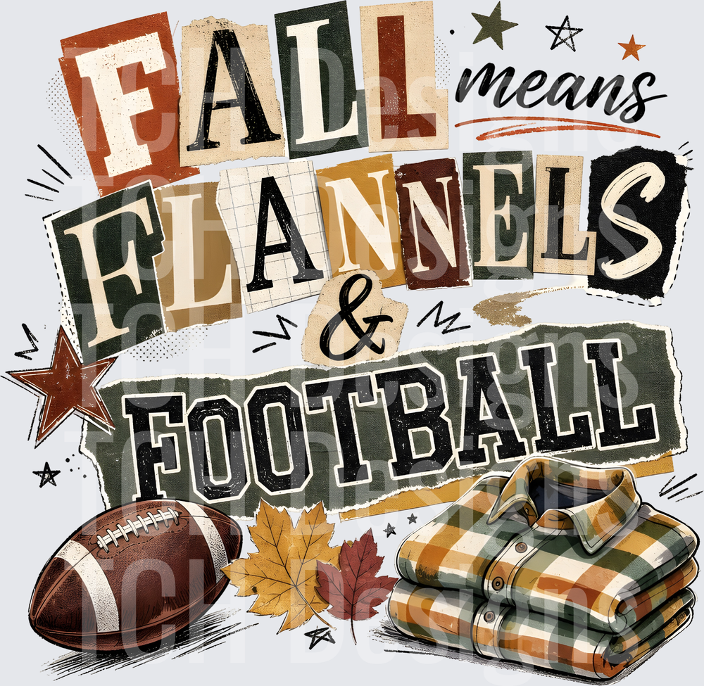 Fall Means Flannels and Football
