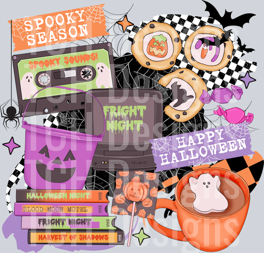 HALLOWEEN COLLAGE SPOOKY