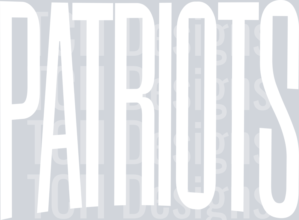 PATRIOTS OVERSIZED WHITE