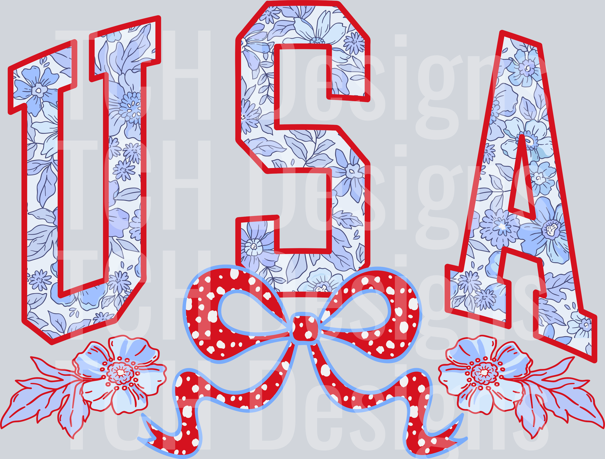 usa-bow-blue-flowers