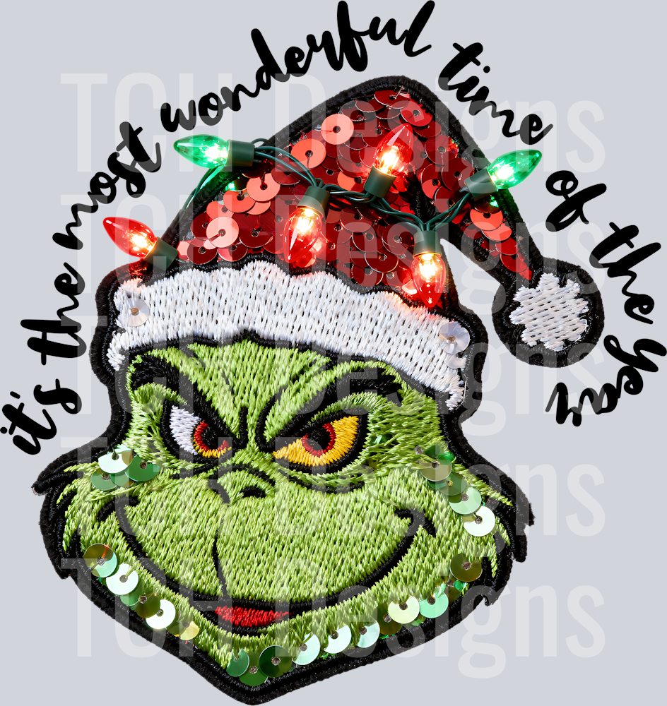 its the most wonderful time of the year faux light up