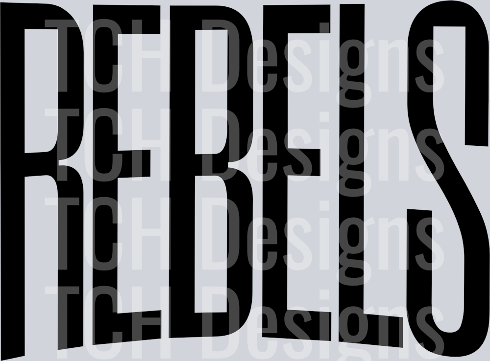 REBELS OVERSIZED BLACK