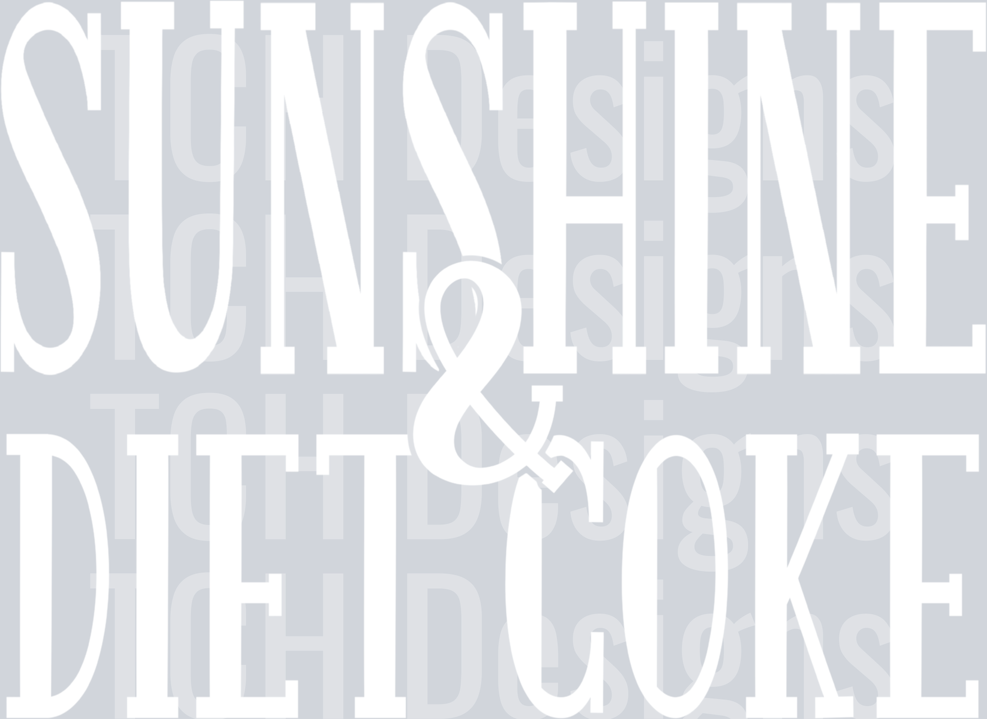 Sunshine Diet Coke