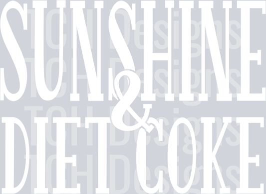 Sunshine Diet Coke