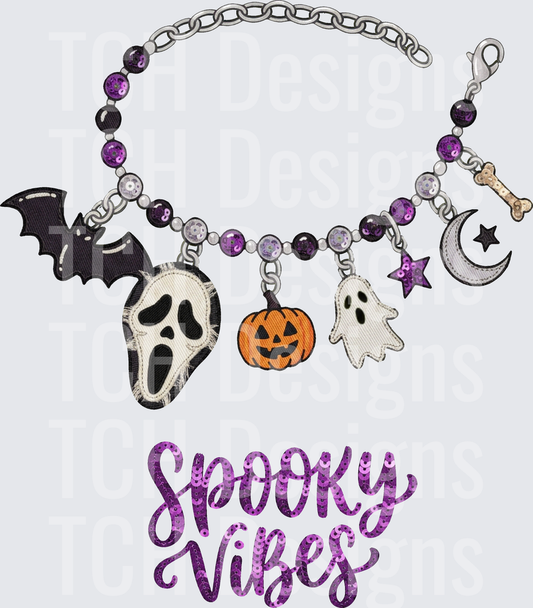 spooky vibes bracelet hwds