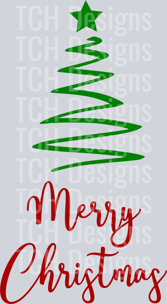 Merry Chritmas wine bag