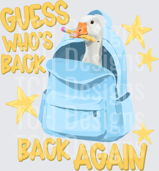 Guess who’s back boy version