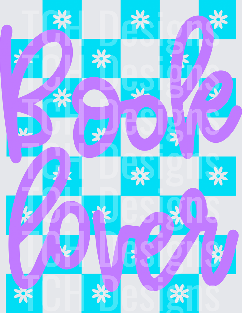 BOOK LOVER CHECKERED