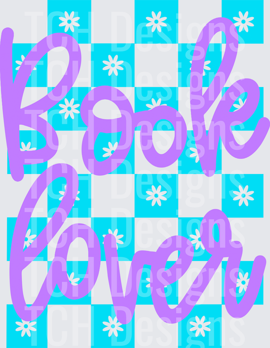 BOOK LOVER CHECKERED