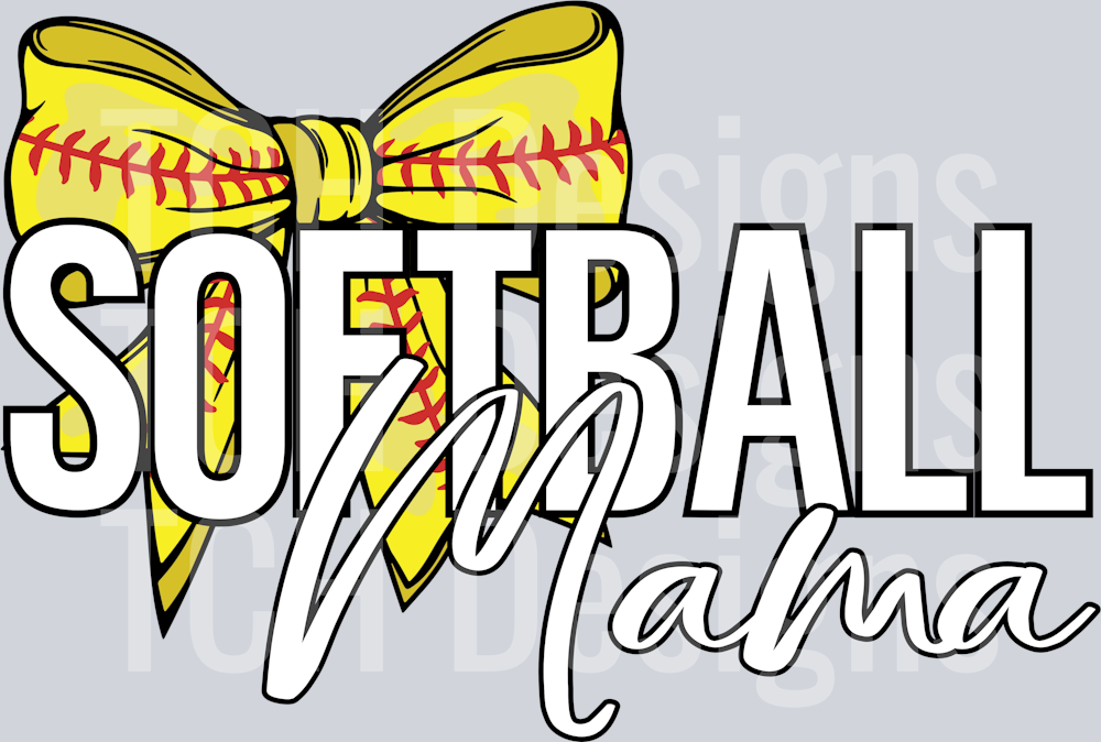 BOW SOFTBALL MAMA