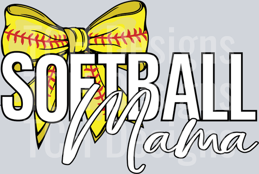 BOW SOFTBALL MAMA