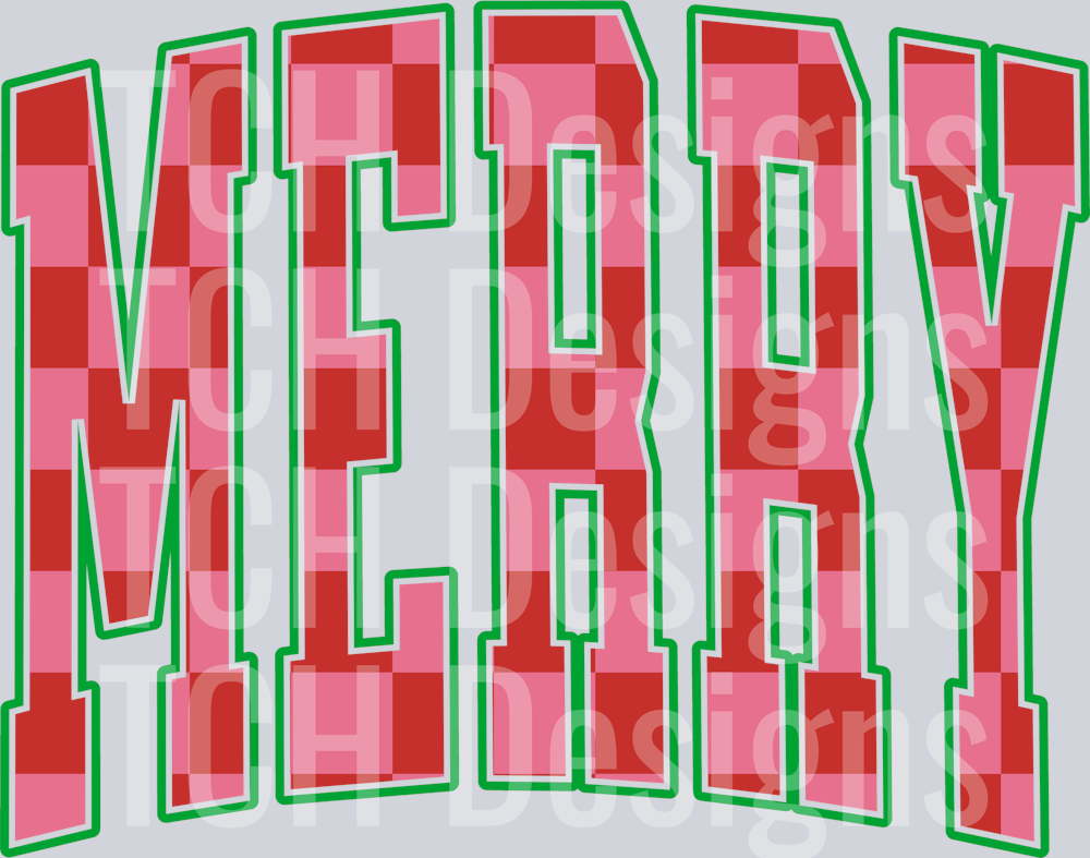 MERRY CHECKERED