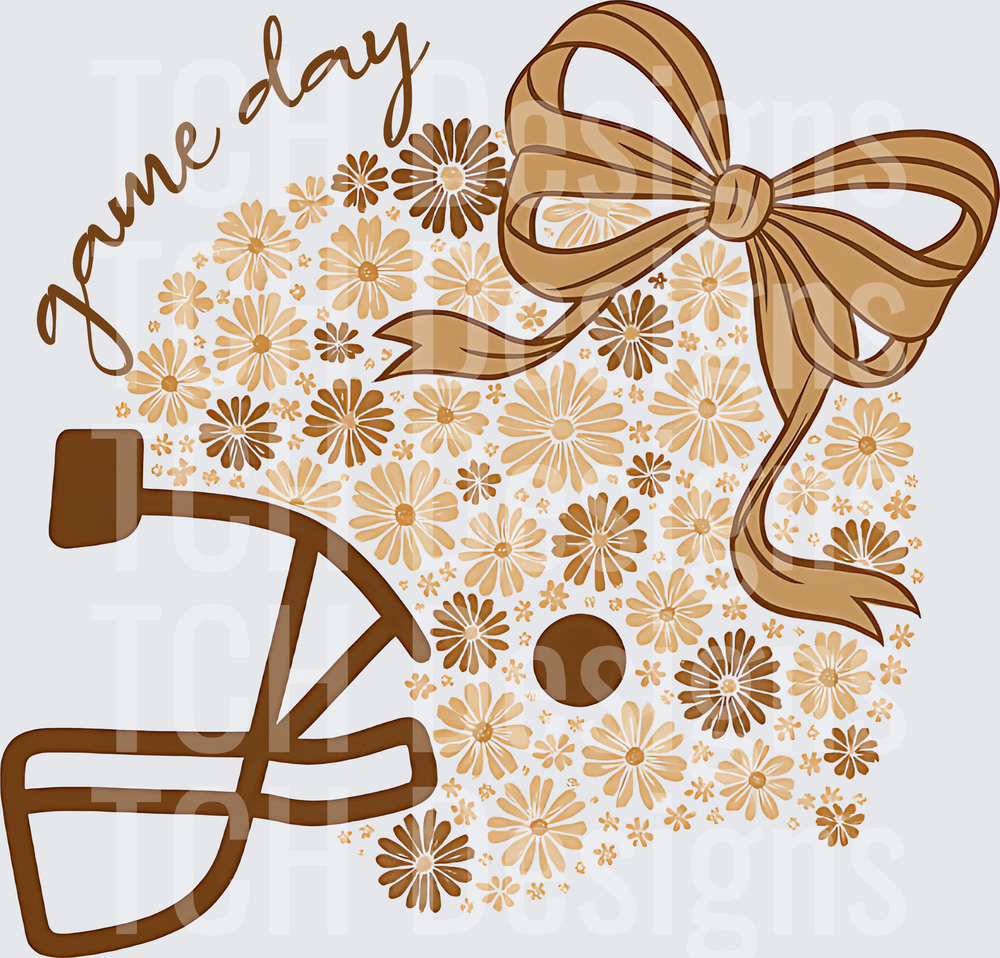 Game Day Floral Helmet