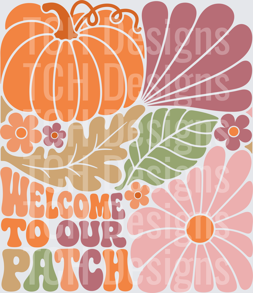 Welcome To Our Patch Retro