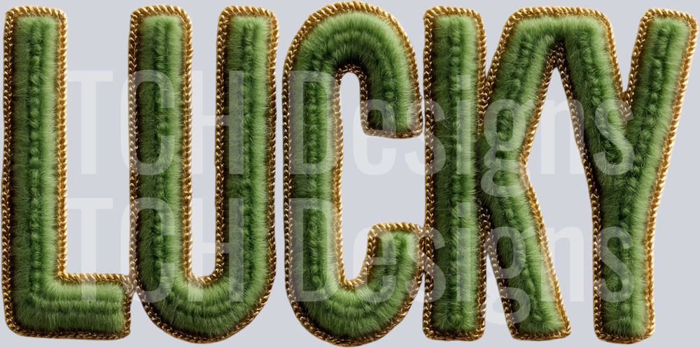LUCKY GREEN AND GOLD