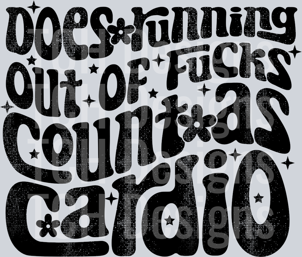 DOES RUNNING OUT OF FUCKS