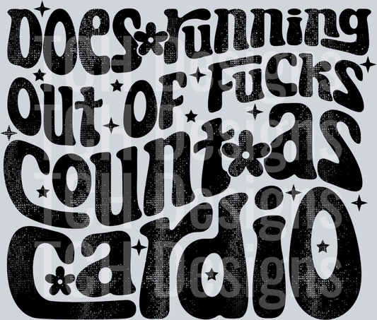 DOES RUNNING OUT OF FUCKS