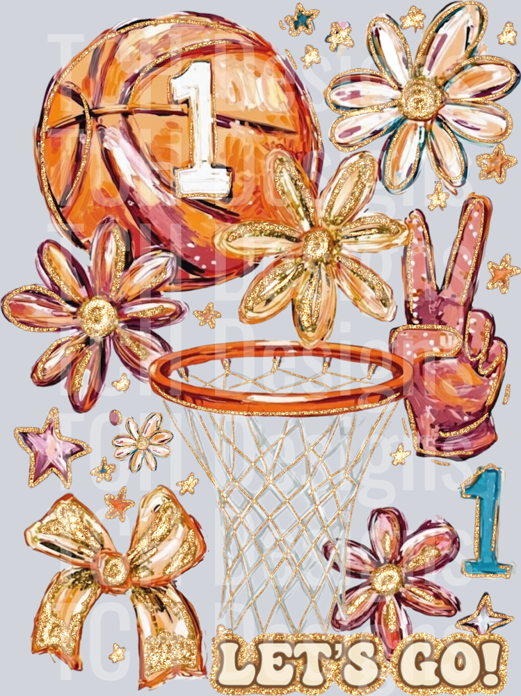 Floral basketball