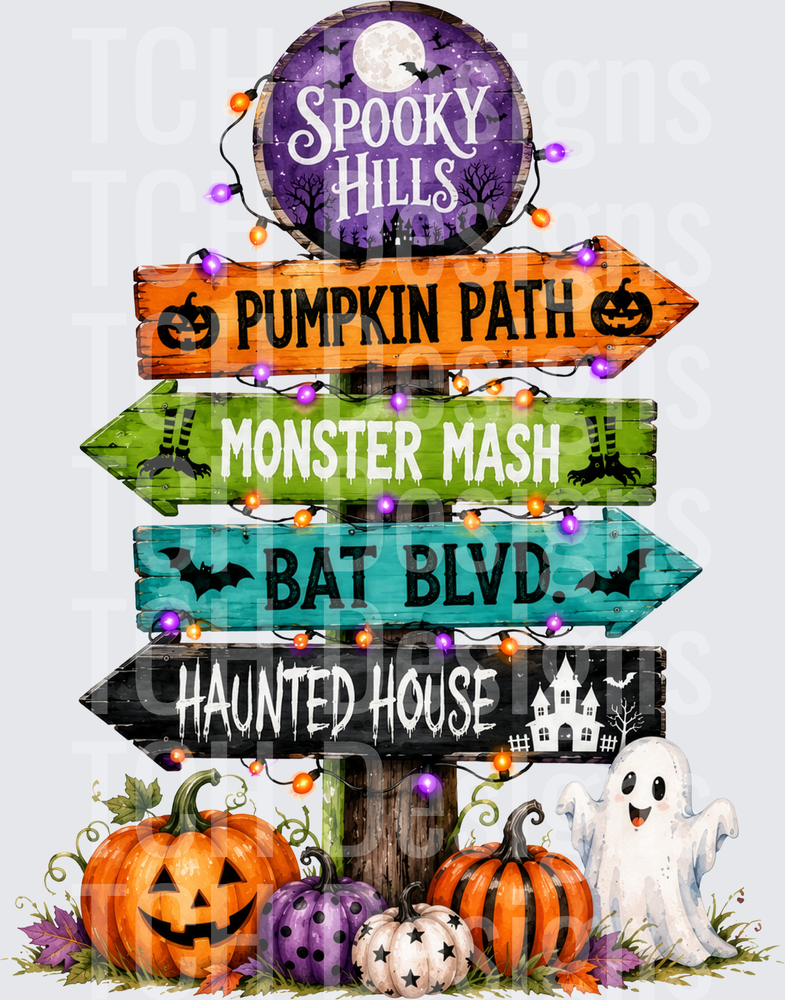 Spooky Signpost