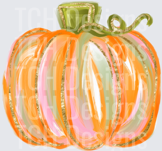 Watercolor Pumpkin