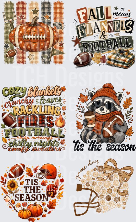 Premade Fall Football Gang 6