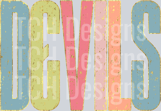 Devils_Colorful_Distressed_Metallic_Gold