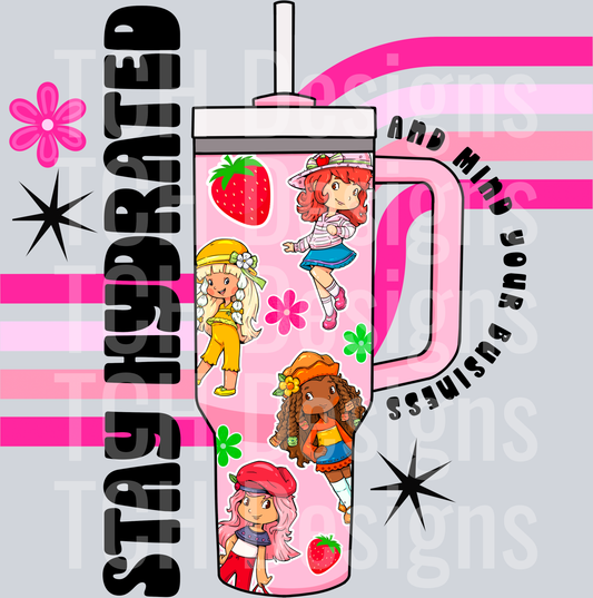 stay hydrated strawberry shortcake hwds