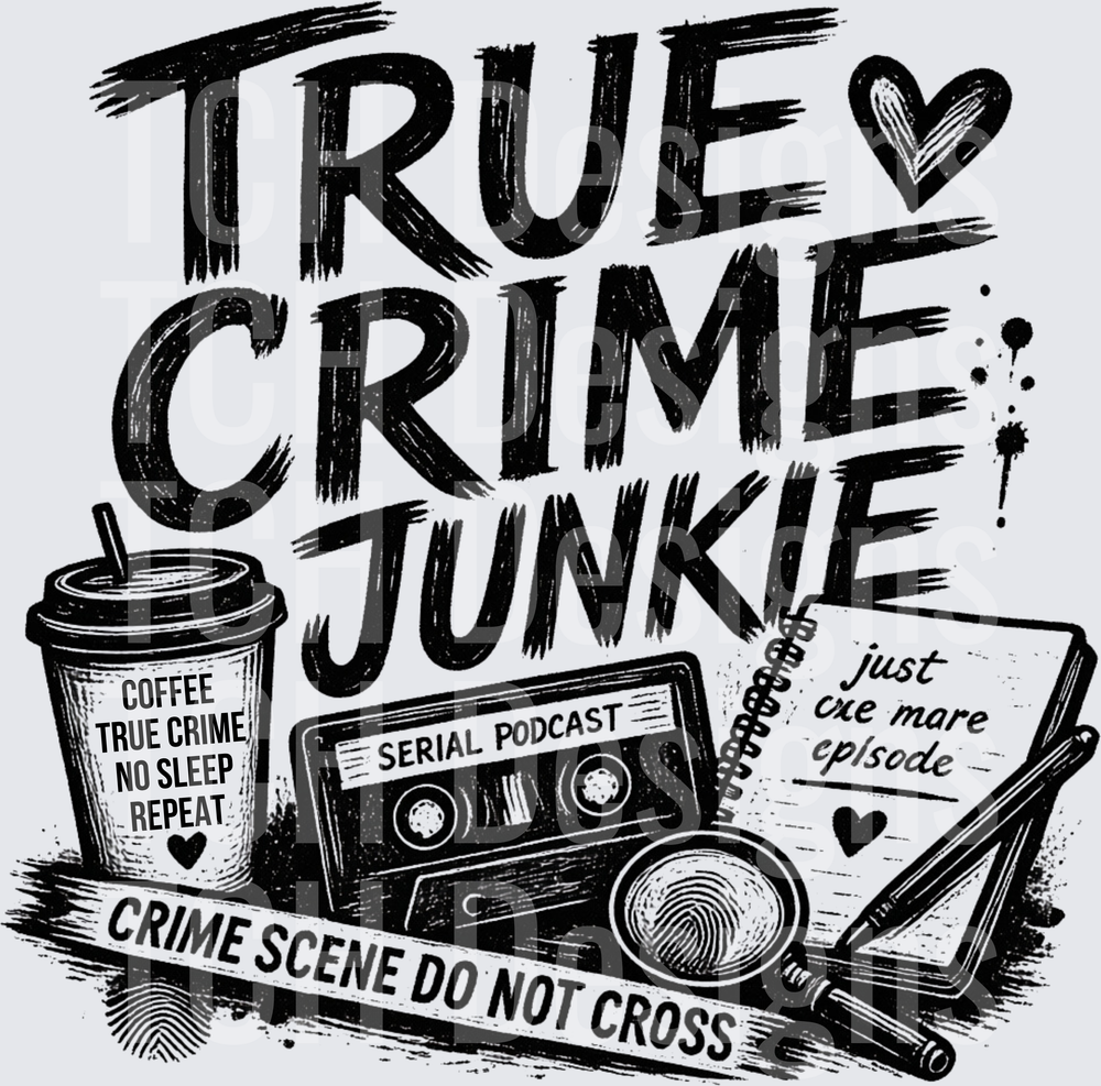 True Crime Junkie- CSG Designs