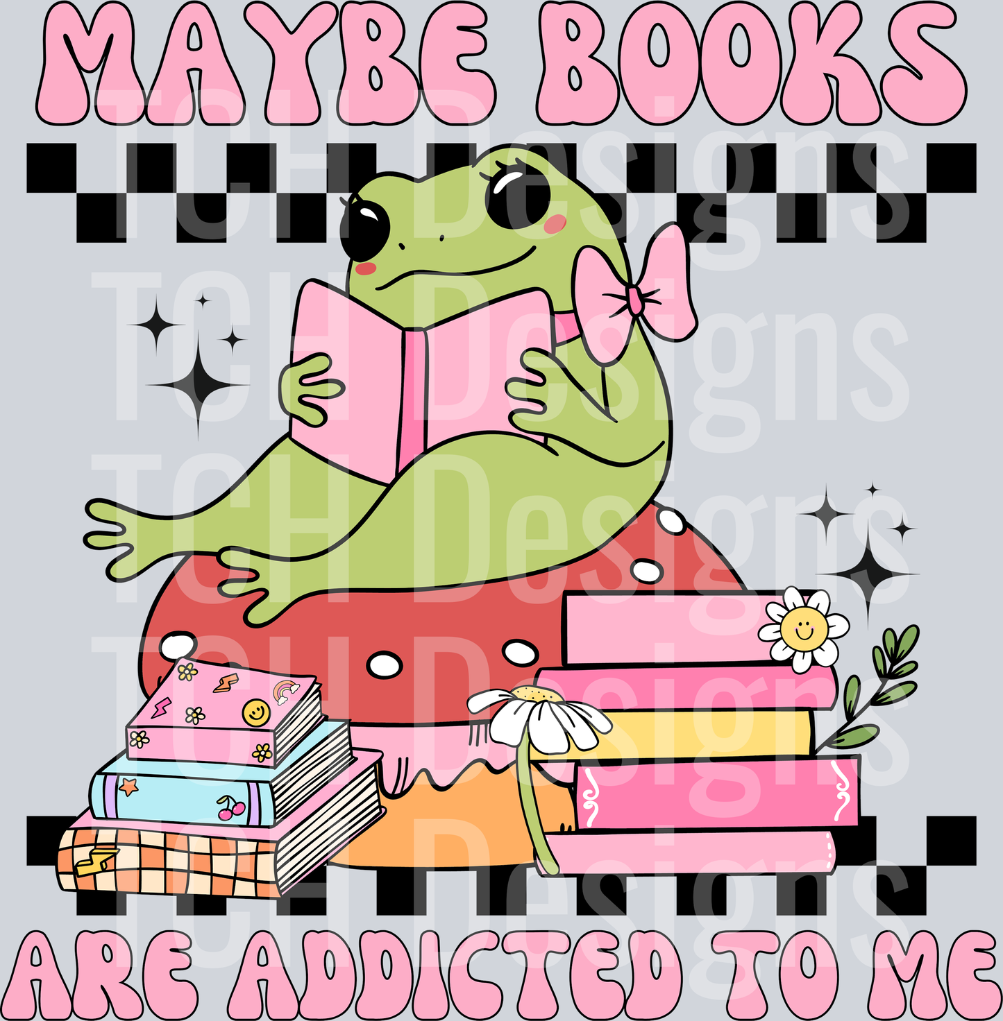MAYBE BOOKS ARE ADDICTED TO ME BACK