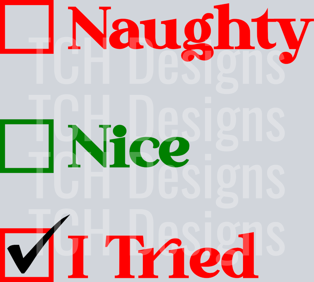 Naughty Nice I tried wine bag