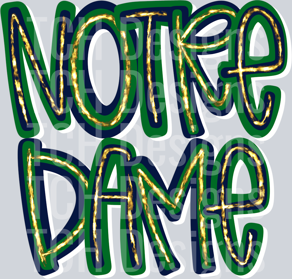 Notre_Dame_Hand_Lettered_Silver_Glitzy
