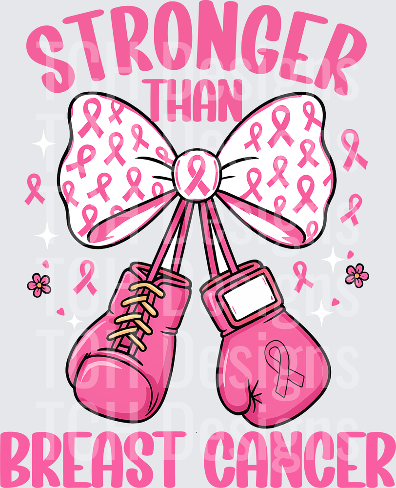 Stronger Than Breast Cancer Gloves