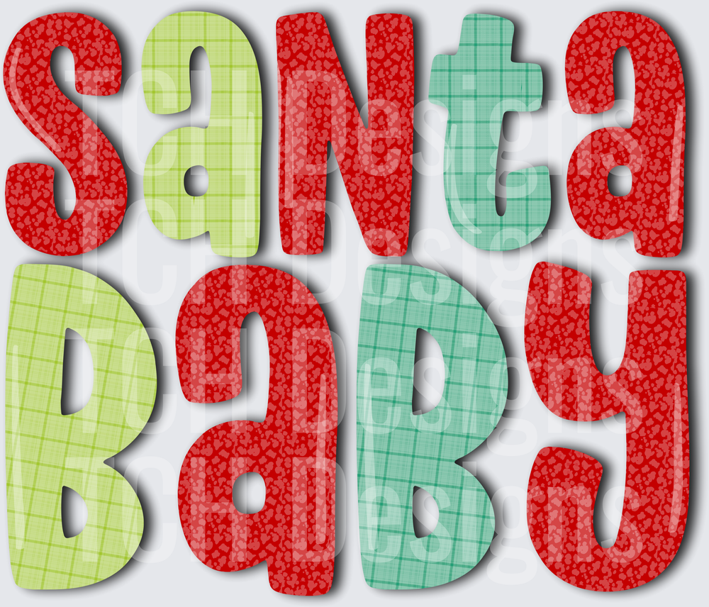 SANTA BABY DOODLE