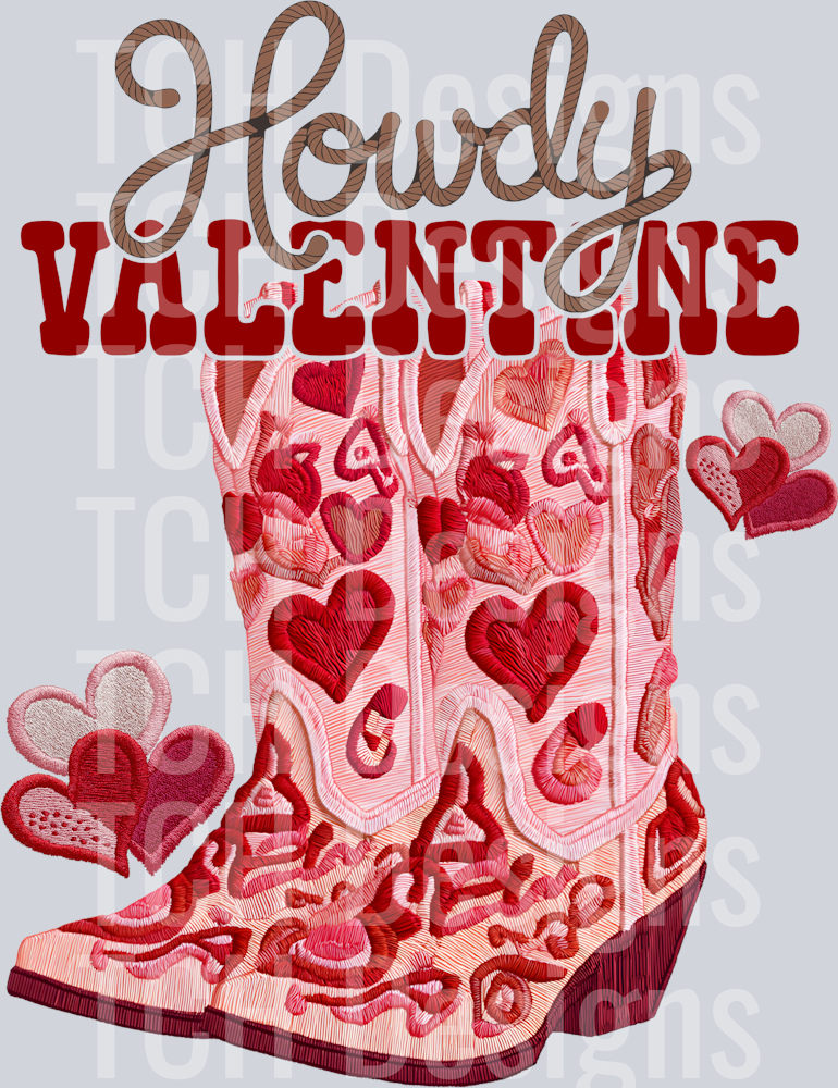 HOWDY VALENTINE BOOTS