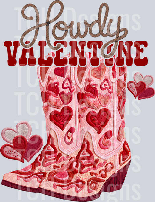 HOWDY VALENTINE BOOTS