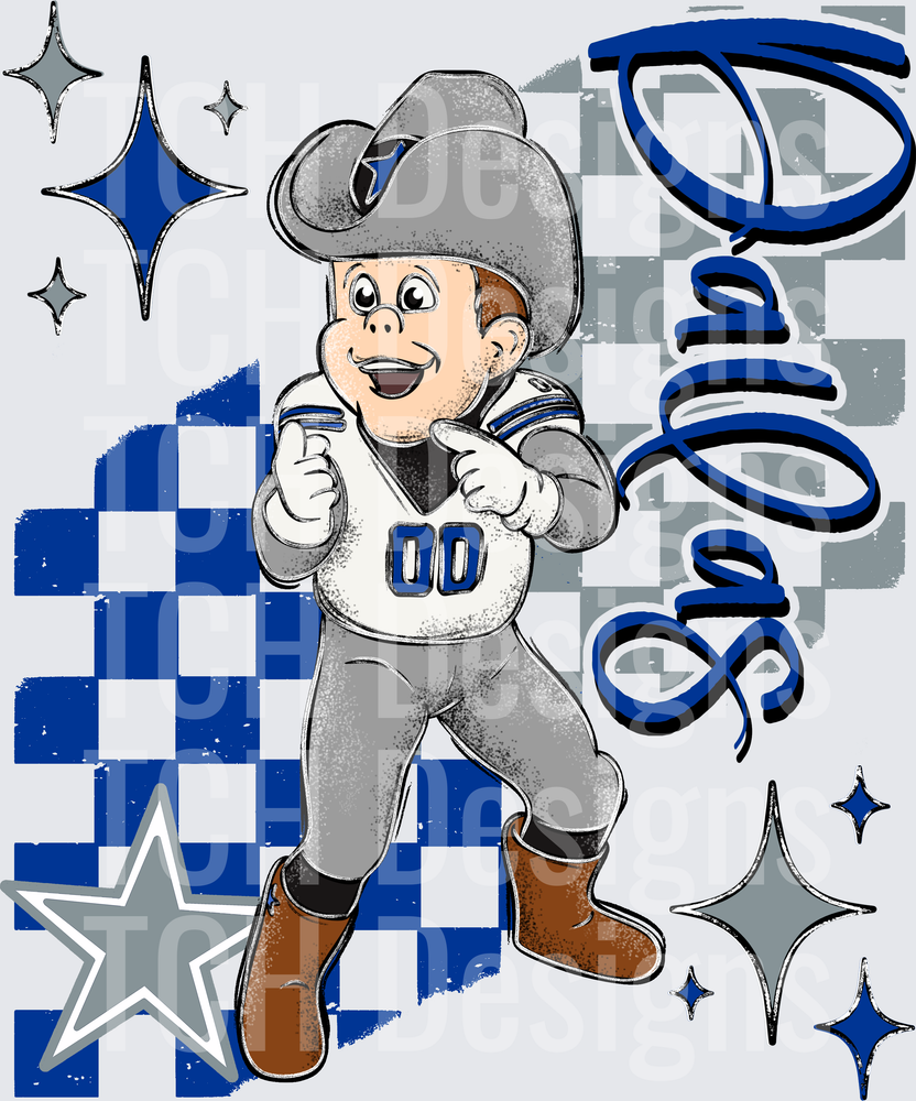 D Cowboys checkered