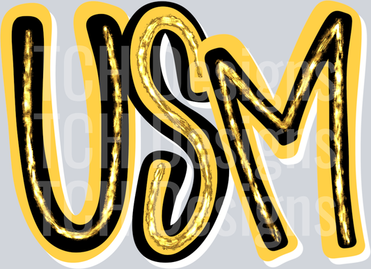 USM_Hand_Lettered_Silver_Glitzy
