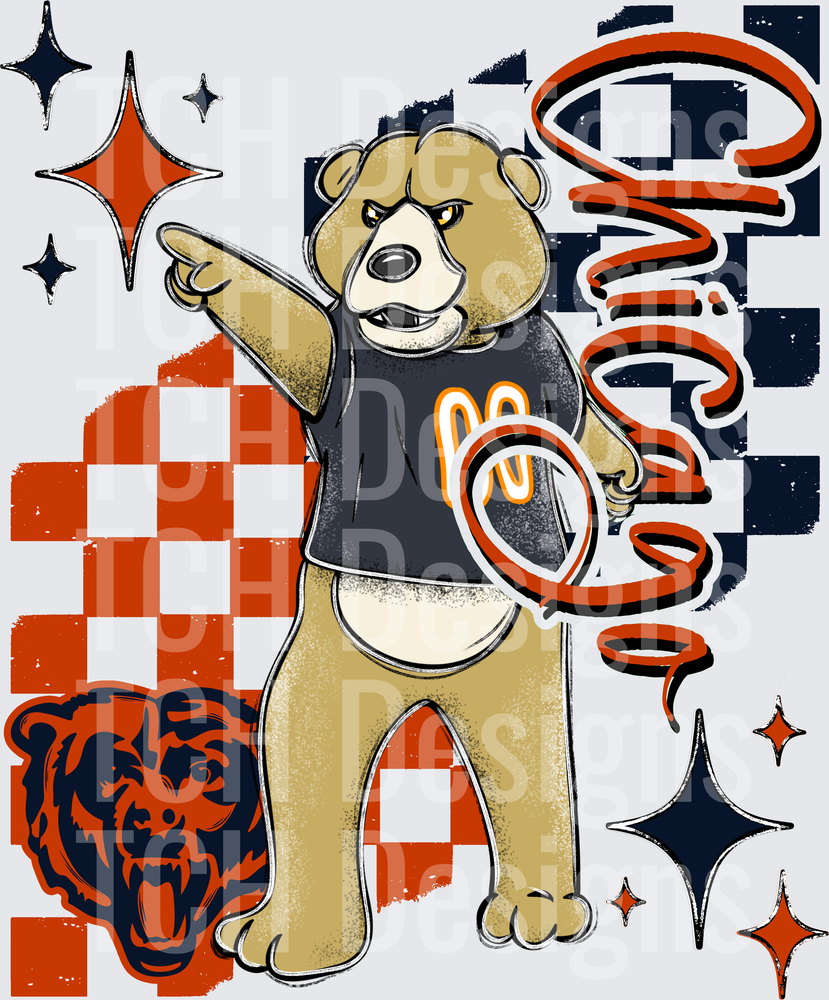 C Bears checkered