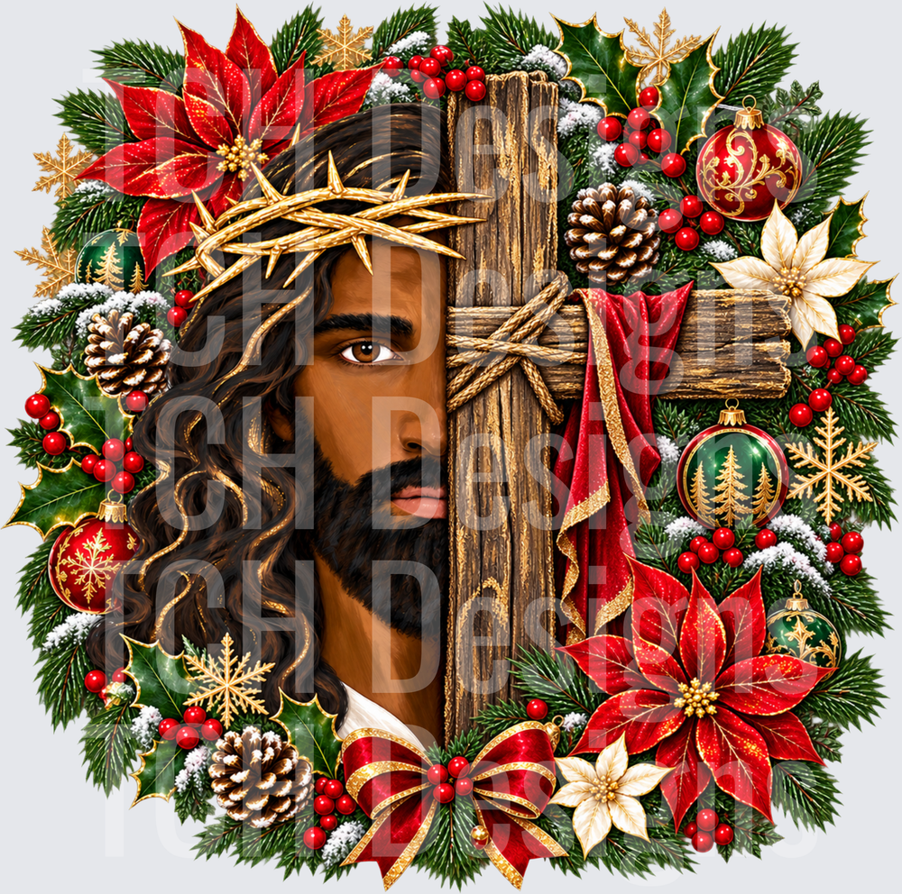 black jesus cross