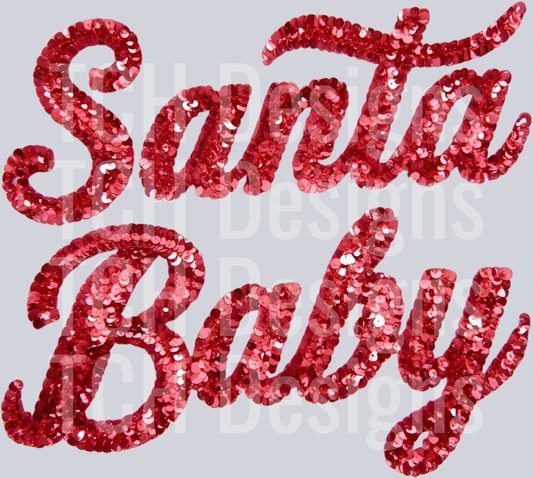 SANTA BABY SEQUIN
