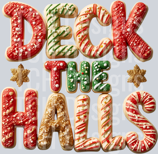 DECK THE HALLS FAUX COOKIE