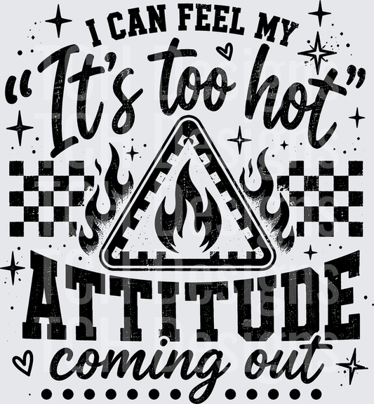 I CAN FEEL MY ITS TOO HOT ATTITUDE