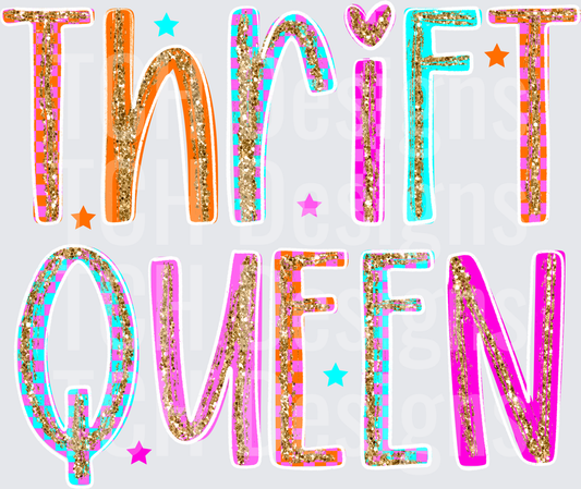 THRIFT QUEEN DOODLE