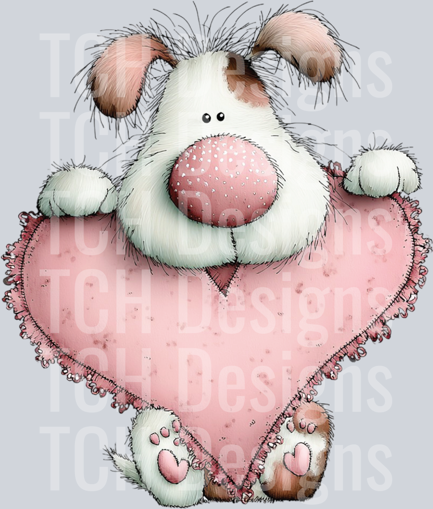 Whimsical Valentine Bunny Clipart (25)