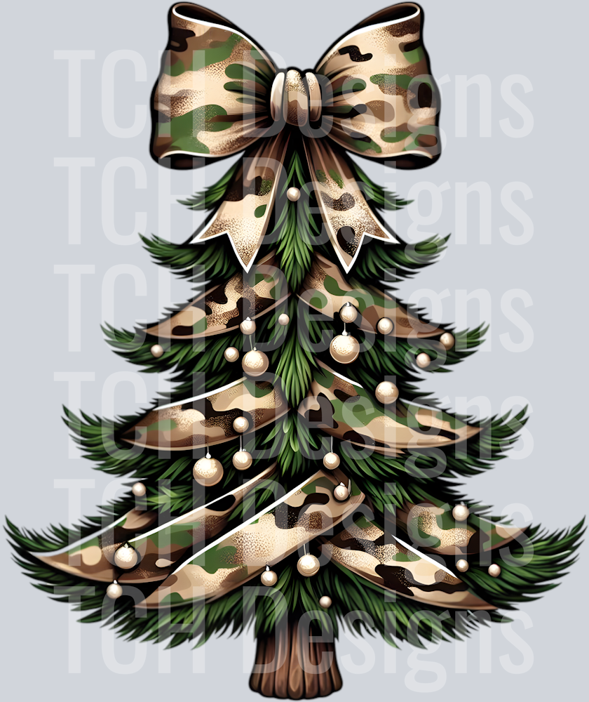 CAMO CHRISTMAS TREE