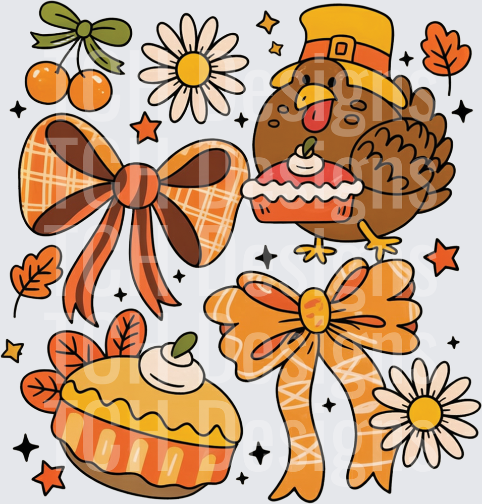 Fall Turkey Thanksgiving Coquette