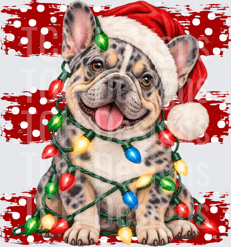 frenchie santa lines