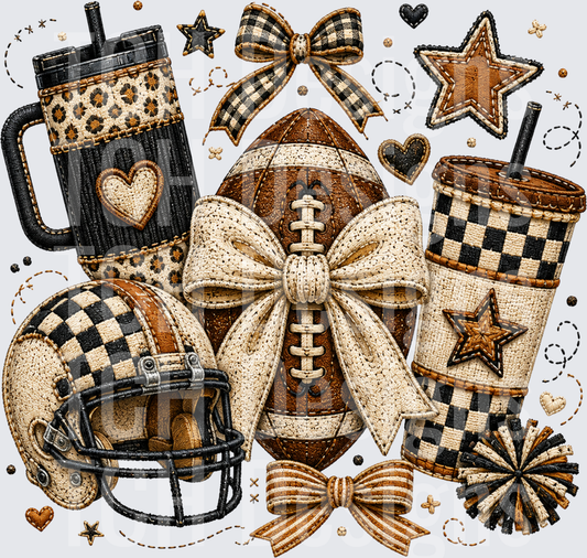 Fall Football Leopard